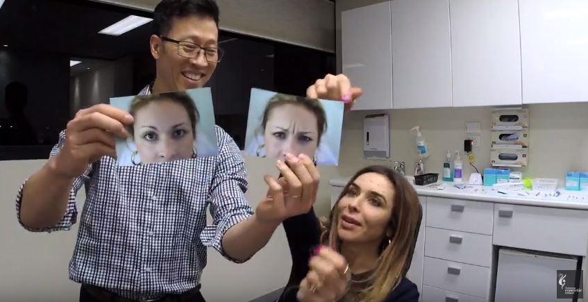 Dr Natasha Moscato gets Botox done by Dr Gavin Chan