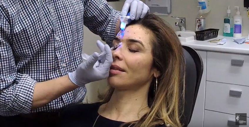 Dr Natasha Moscato Getting Anti-Wrinkle Injections